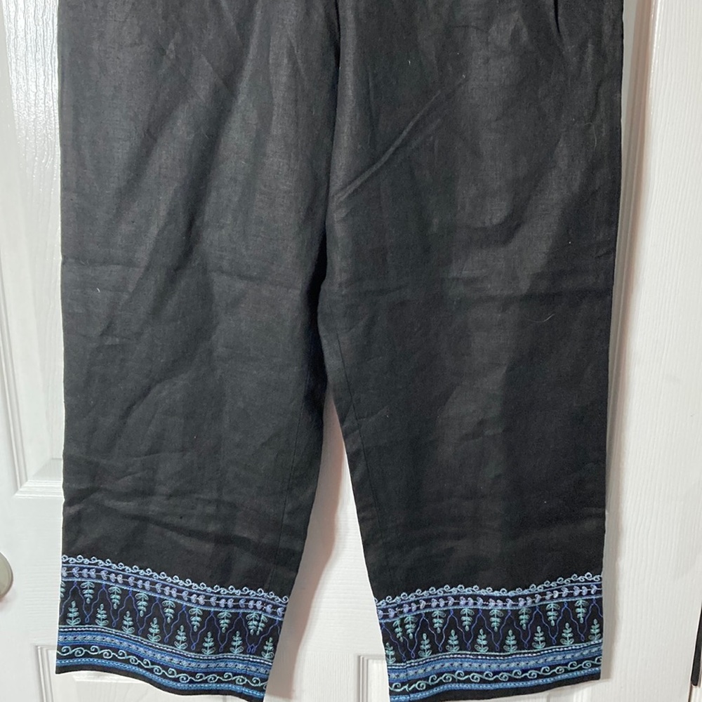 Jillian Jones 100% Linen pants size 8 NWT